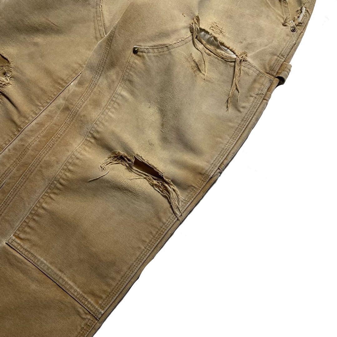 90s カーハート ダブルニー 32×30 USA製 ボロ ヴィンテージ 雰囲気