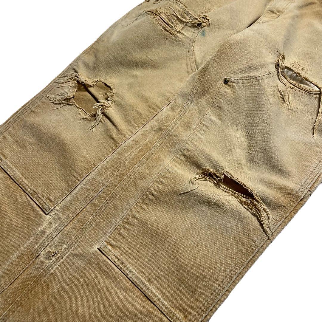 90s カーハート ダブルニー 32×30 USA製 ボロ ヴィンテージ 雰囲気