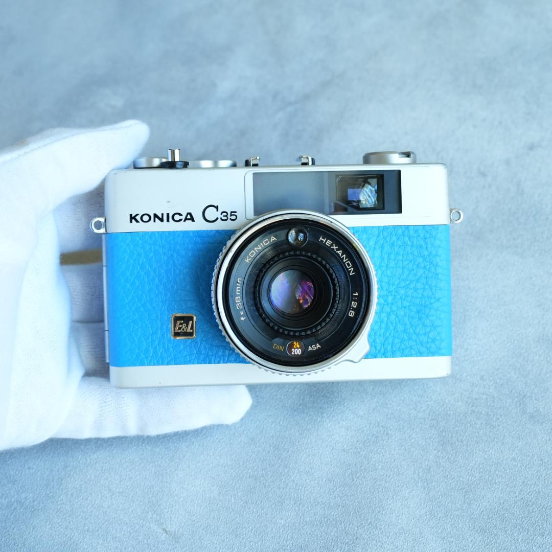 Konica C35 E&L ライトブルー【整備済完動品】