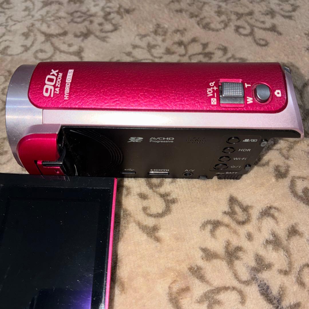 希少ピンク　極美品☆ Panasonic HC-W580M 予備バッテリー付き