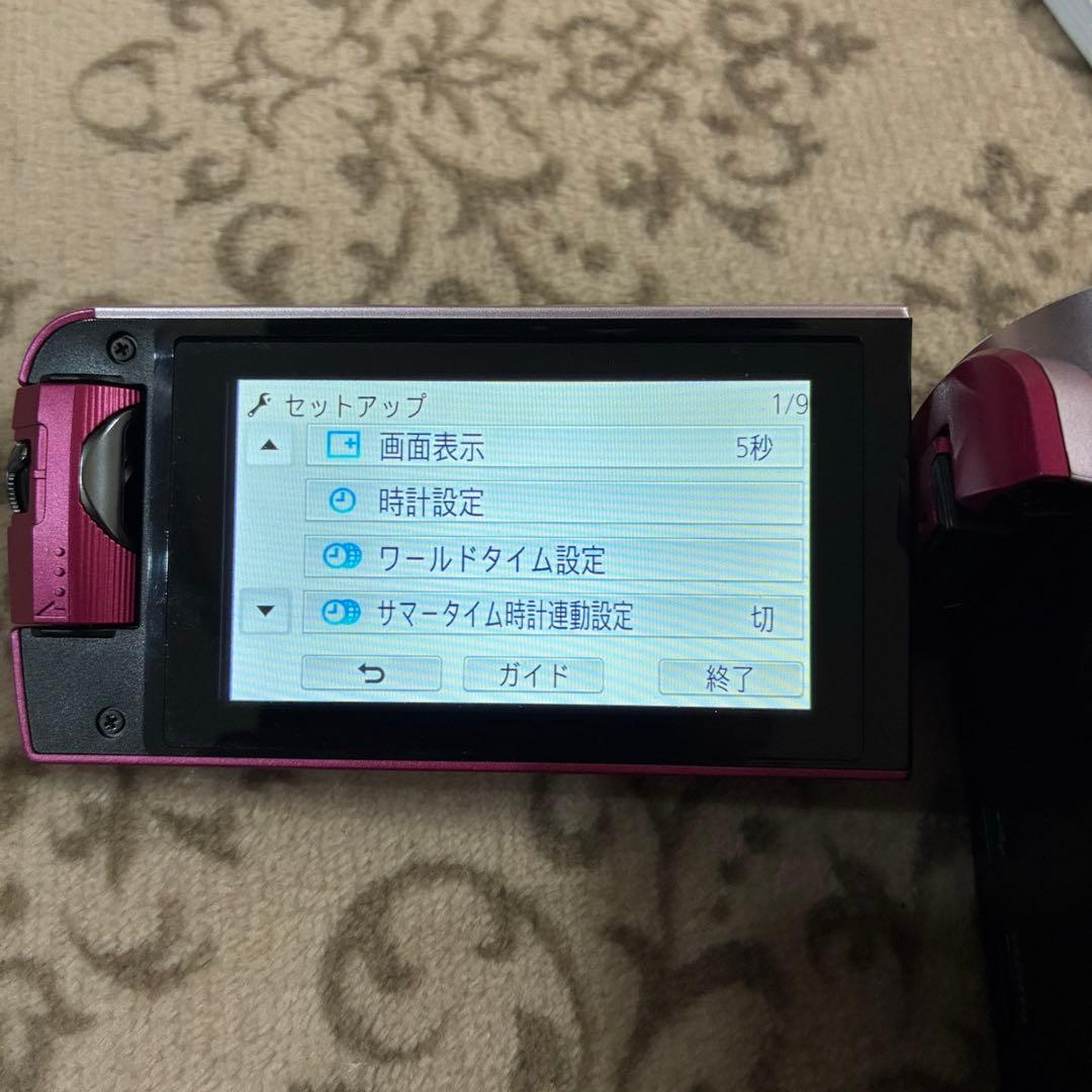 希少ピンク　極美品☆ Panasonic HC-W580M 予備バッテリー付き