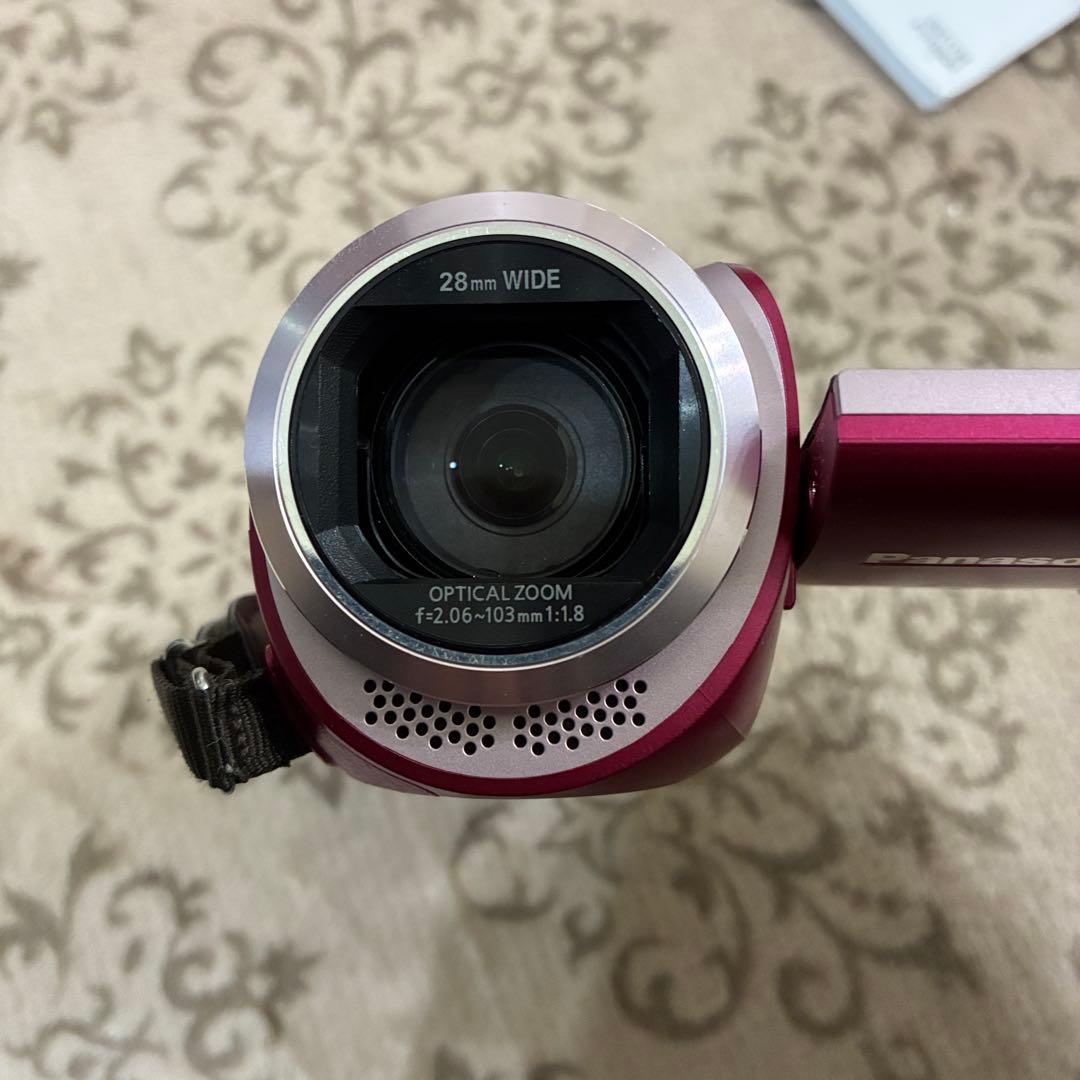 希少ピンク　極美品☆ Panasonic HC-W580M 予備バッテリー付き