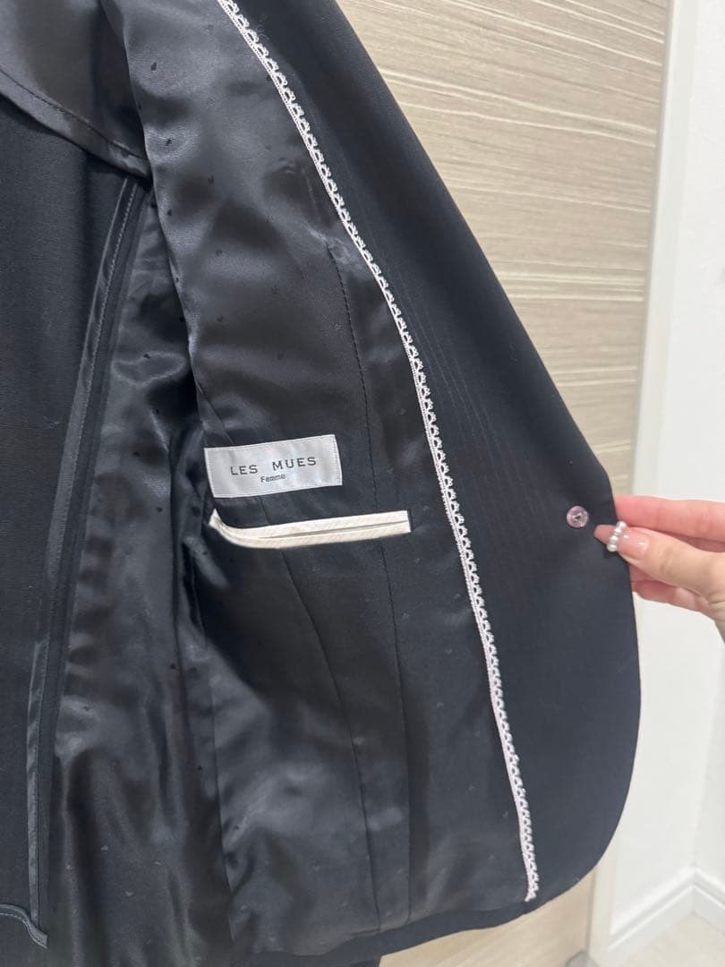 AOKI cancam LES MUES スカートスーツ プレシャスストレッチ