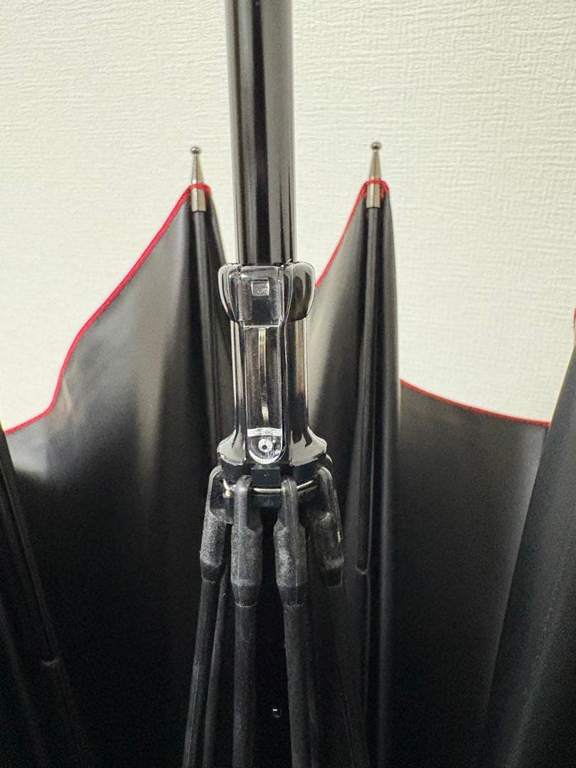 芦屋ロサブラン 長傘 ミドル 55cm ネイビーレッド