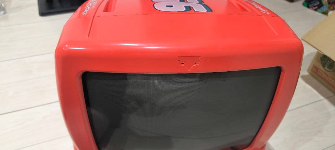 カーズ　ブラウン管型テレビ　DVDプレイヤー付き　動作未確認　インテリアとして！