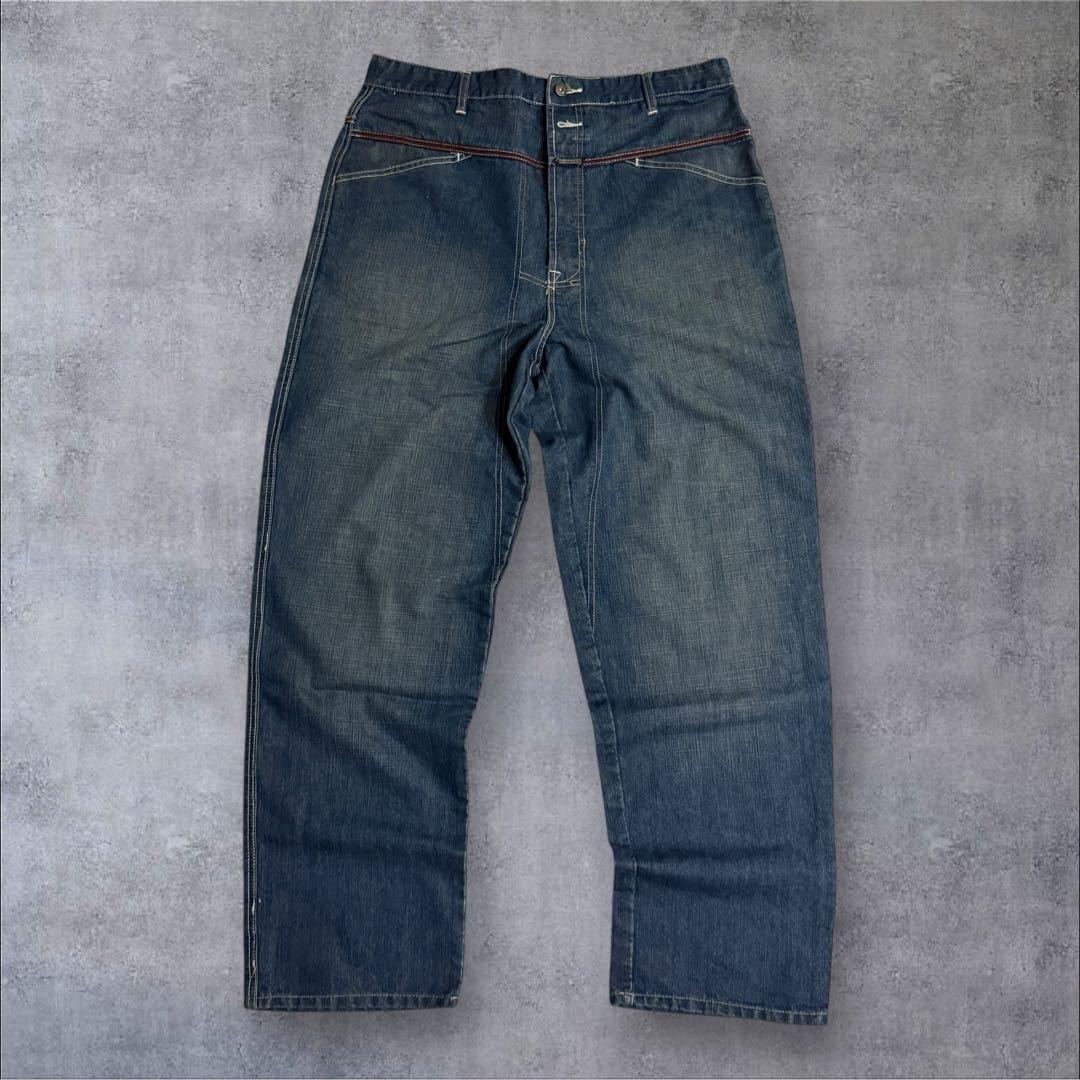 vintage古着マリテフランソワジルボー極太デニムパンツ