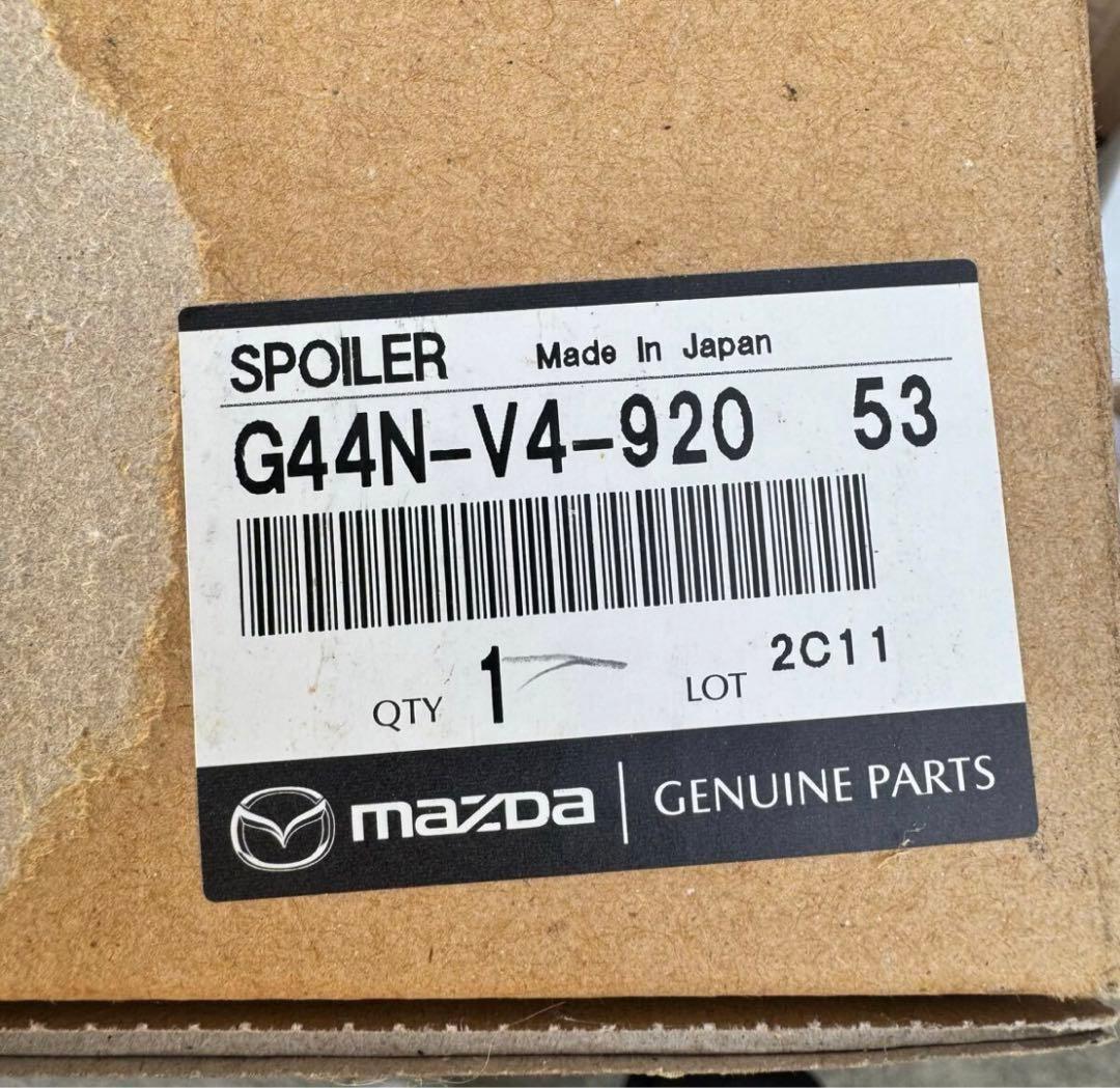 最終値下げMAZDA6WG 純正オプション リアルーフスポイラー