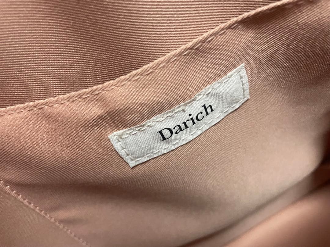 Darich ダーリッチ ロゴレザートートバッグ ピンク