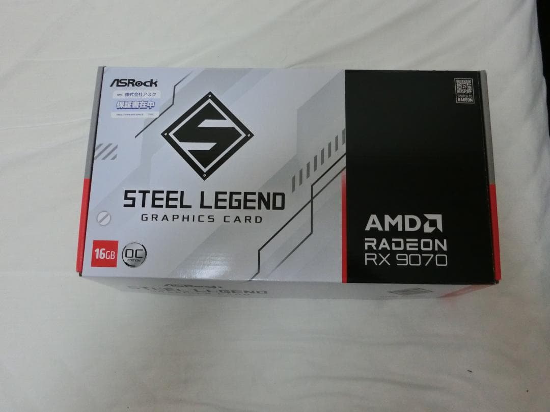 グラフィックボード・グラボ・ビデオカード ASRock Radeon RX 9070 16GB OC