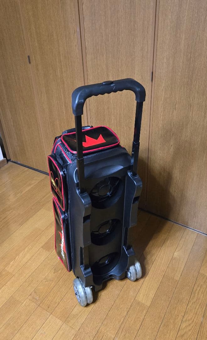 Brunswick ボウリング用バッグ 黒赤