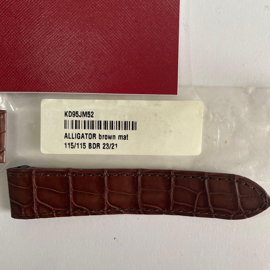 K*i様 Cartier 純正アリゲーター レザーベルト 23/21