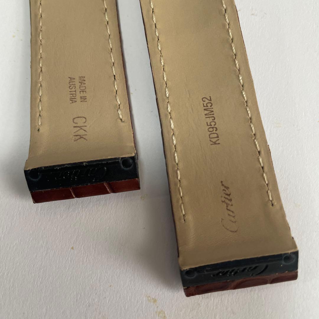 K*i様 Cartier 純正アリゲーター レザーベルト 23/21