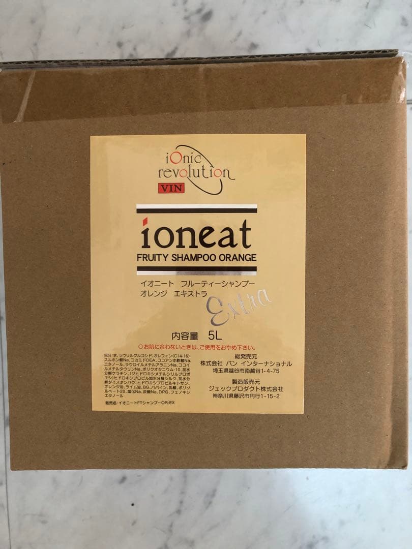 イオニート フルーティーシャンプー オレンジ エキストラ 5L