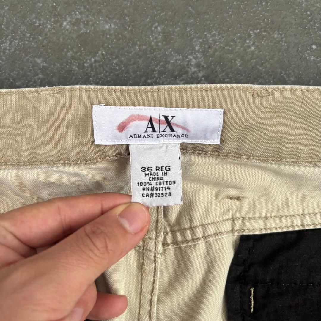 90s ARMANI EXCHANGE archive ワイドチノパンツ