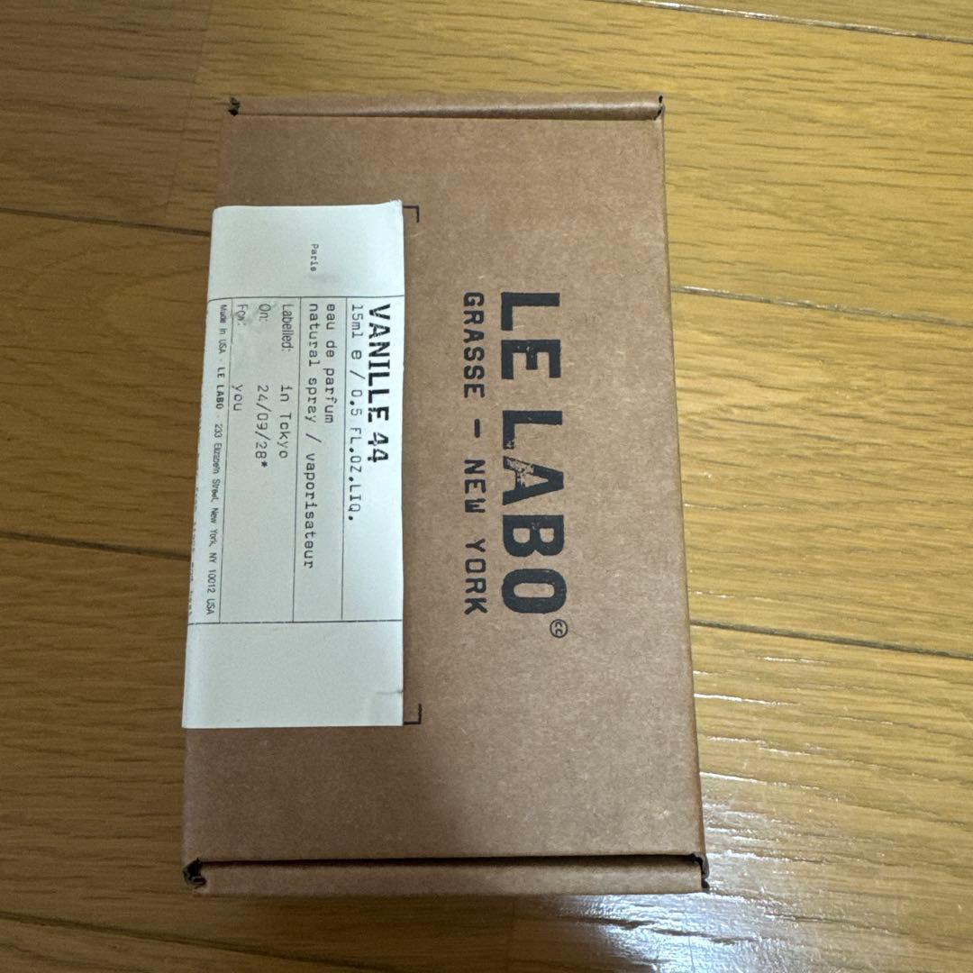 香水(ユニセックス) LE LABO VANILLE 44