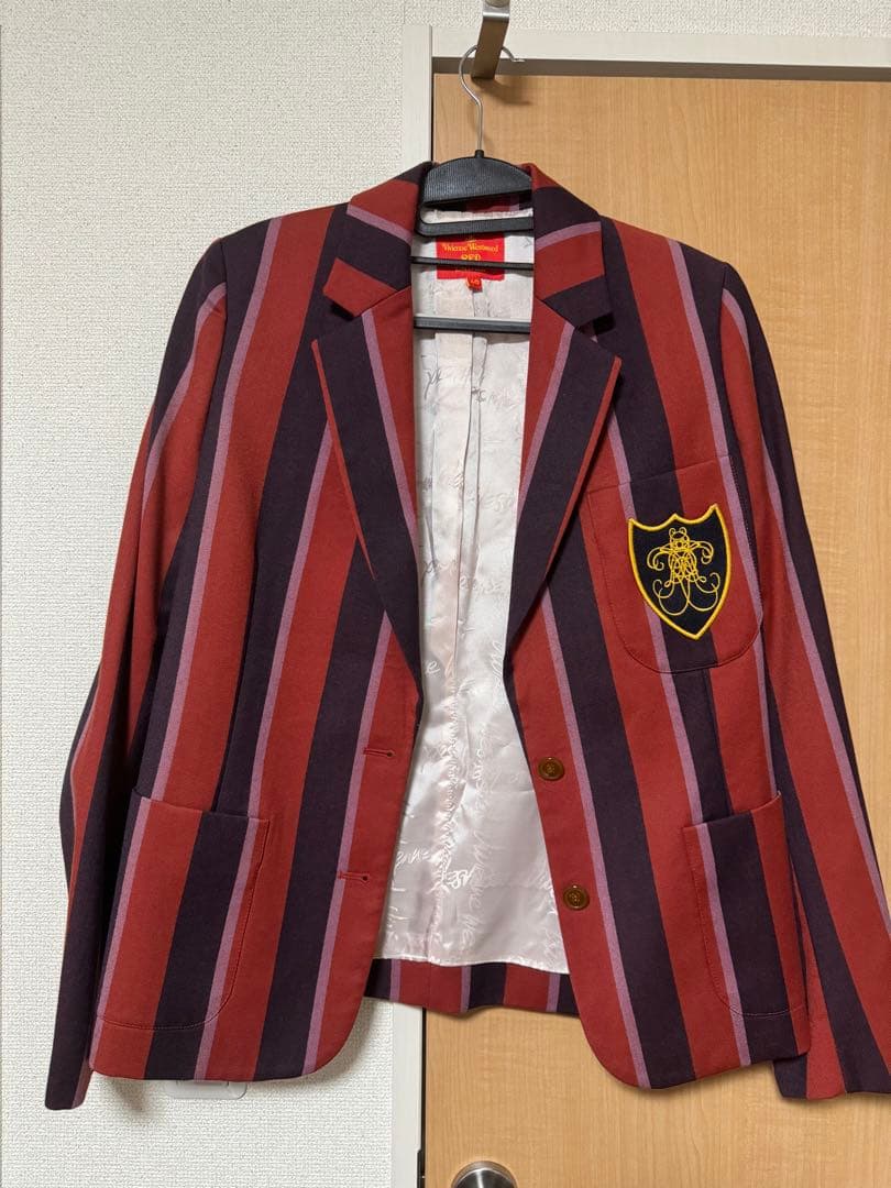 【希少品】Vivienne Westwood ストライプスクールジャケット