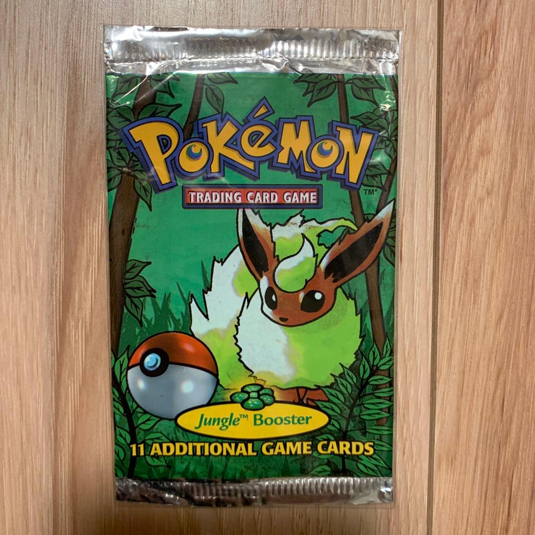 空パック　ポケモンカードゲーム Jungle Booster 英語版パック