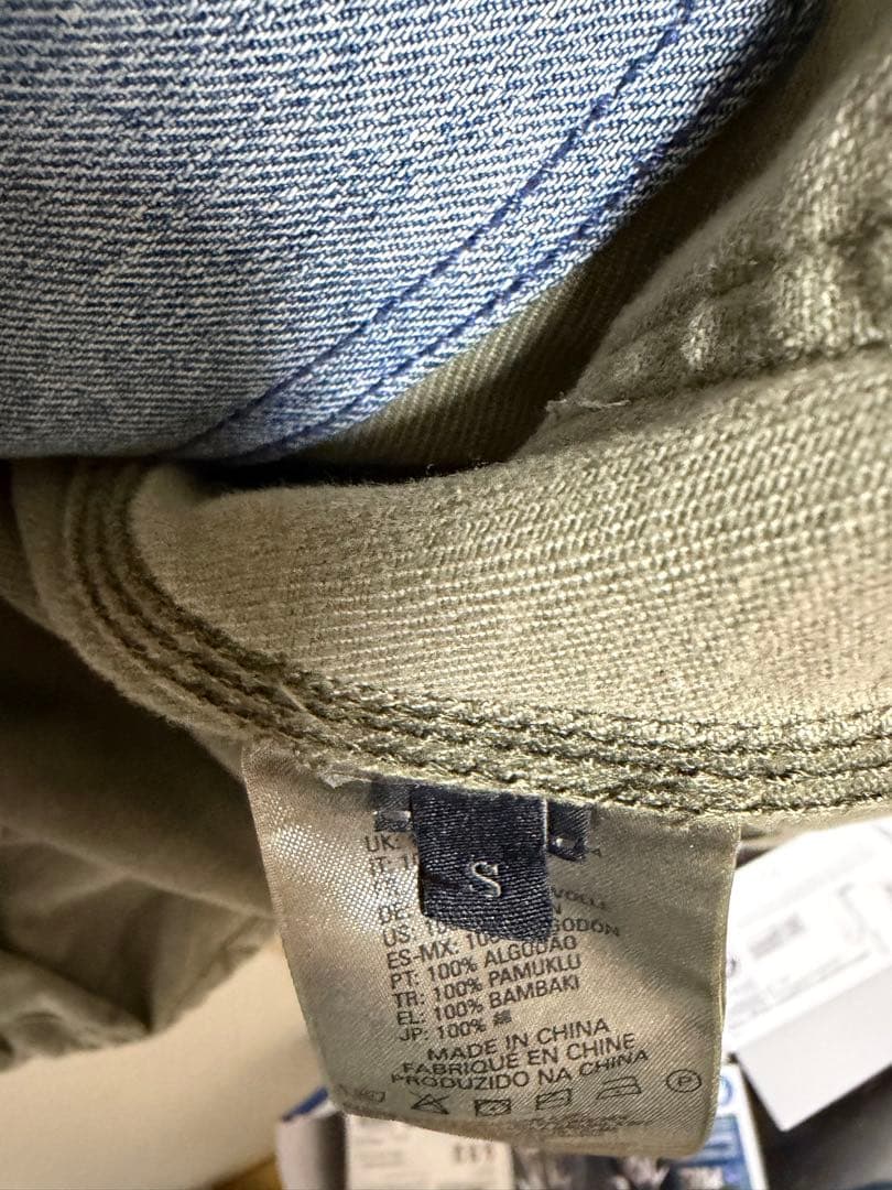 DIESEL オリーブグリーン デニム モッズコート