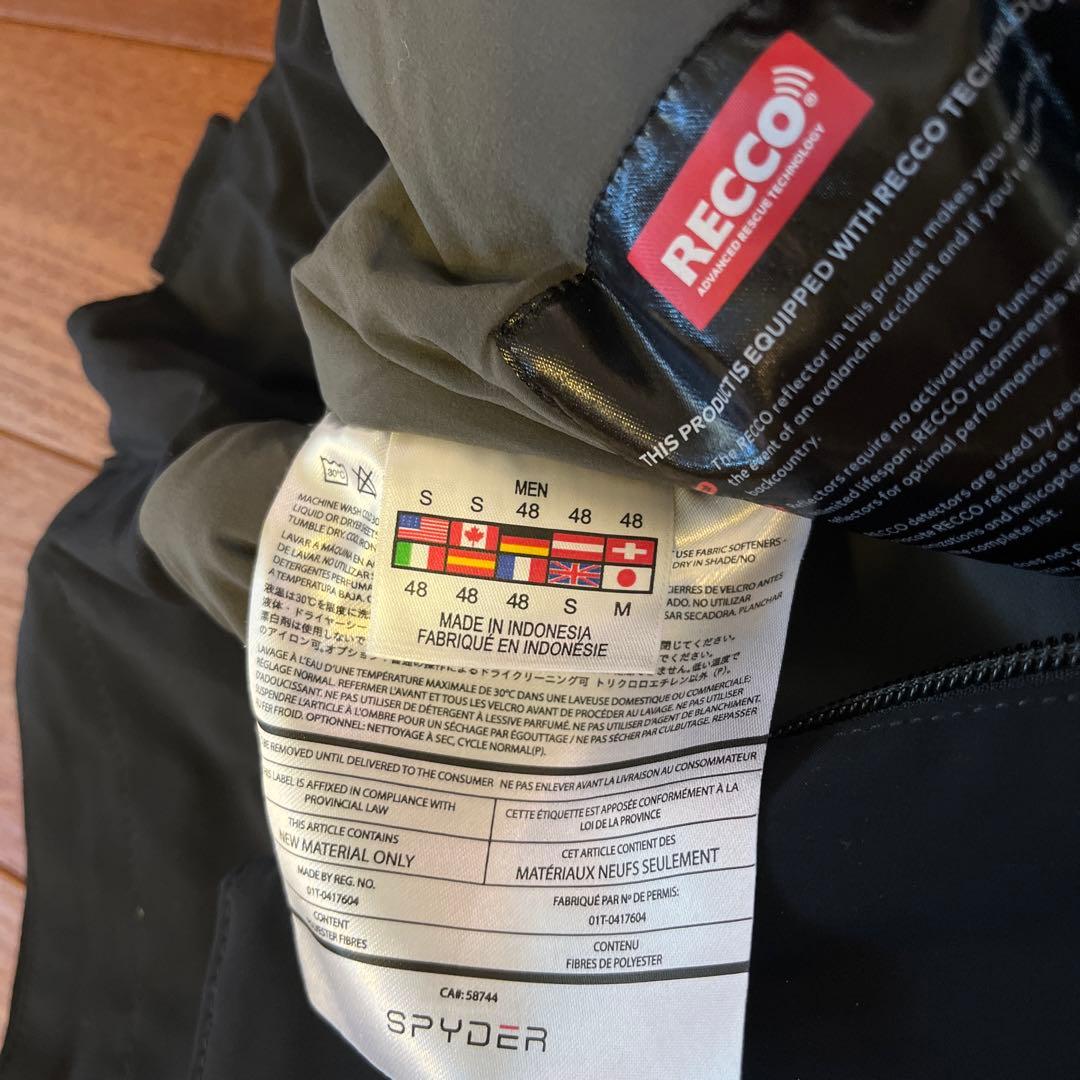 超美品！スパイダー スキー スノーボードウェア パンツ Sサイズ