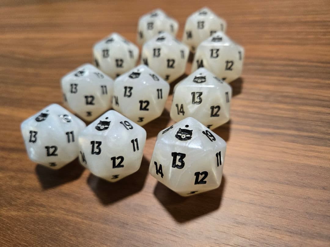 11個セット【バンドル限定】モーグリダイス　サイコロ　20面ライフカウンター