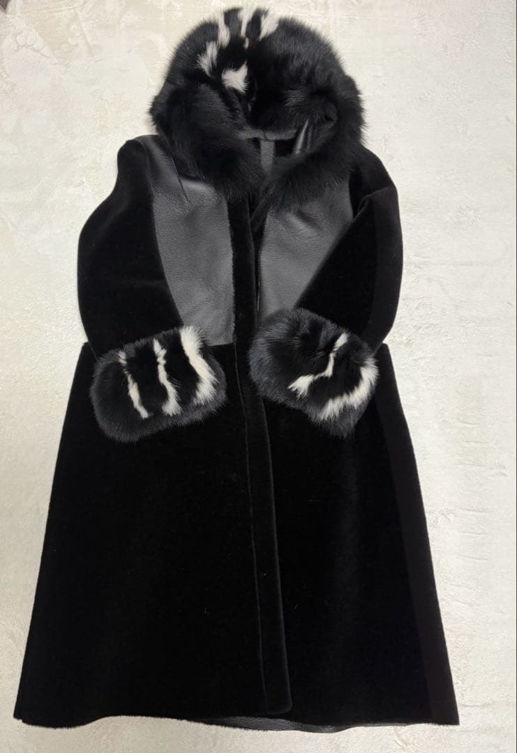 まさやん出品　ムートン毛皮コート