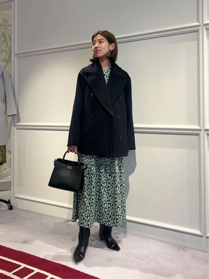 現行販売品　ウールビーバー Pコート　TOMORROWLAND .B