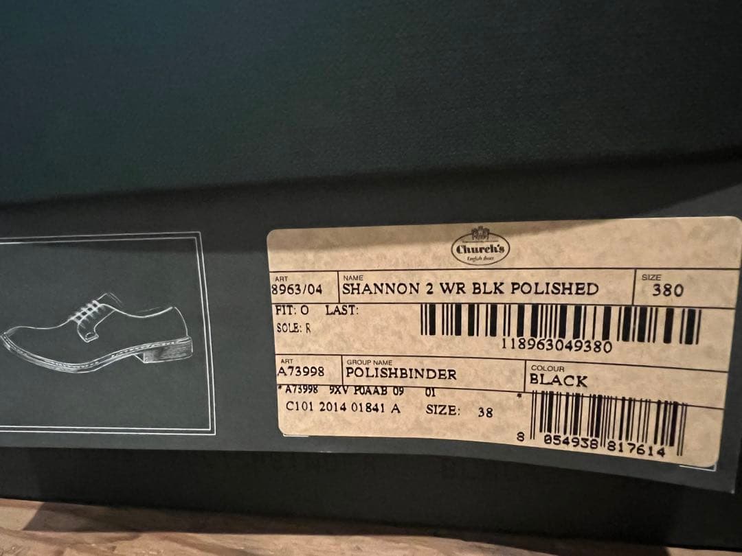 Church's チャーチ SHANNON 38 レディース プレーントゥ 革靴