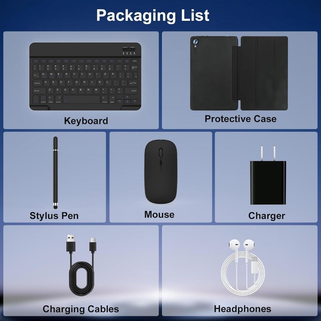 wi-fi モデル タブレット 10インチ Android 14 付属品多数