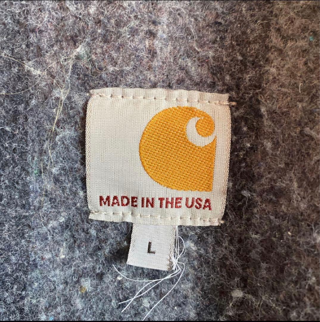 【とも】カーハート デトロイトジャケットBLK 黒 ブラック L USA製