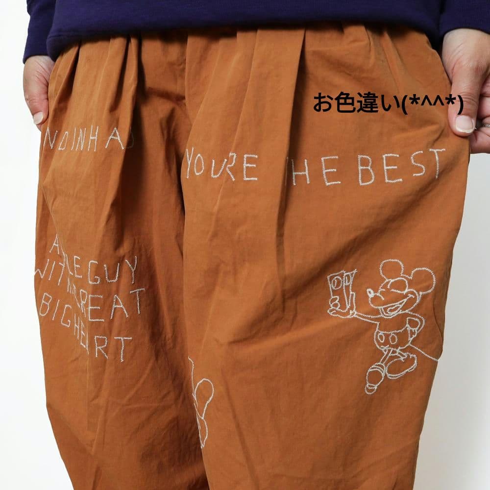 【未使用】デニム&ダンガリー 01 ミッキー刺繍 ゴートゥーハリウッド FITH