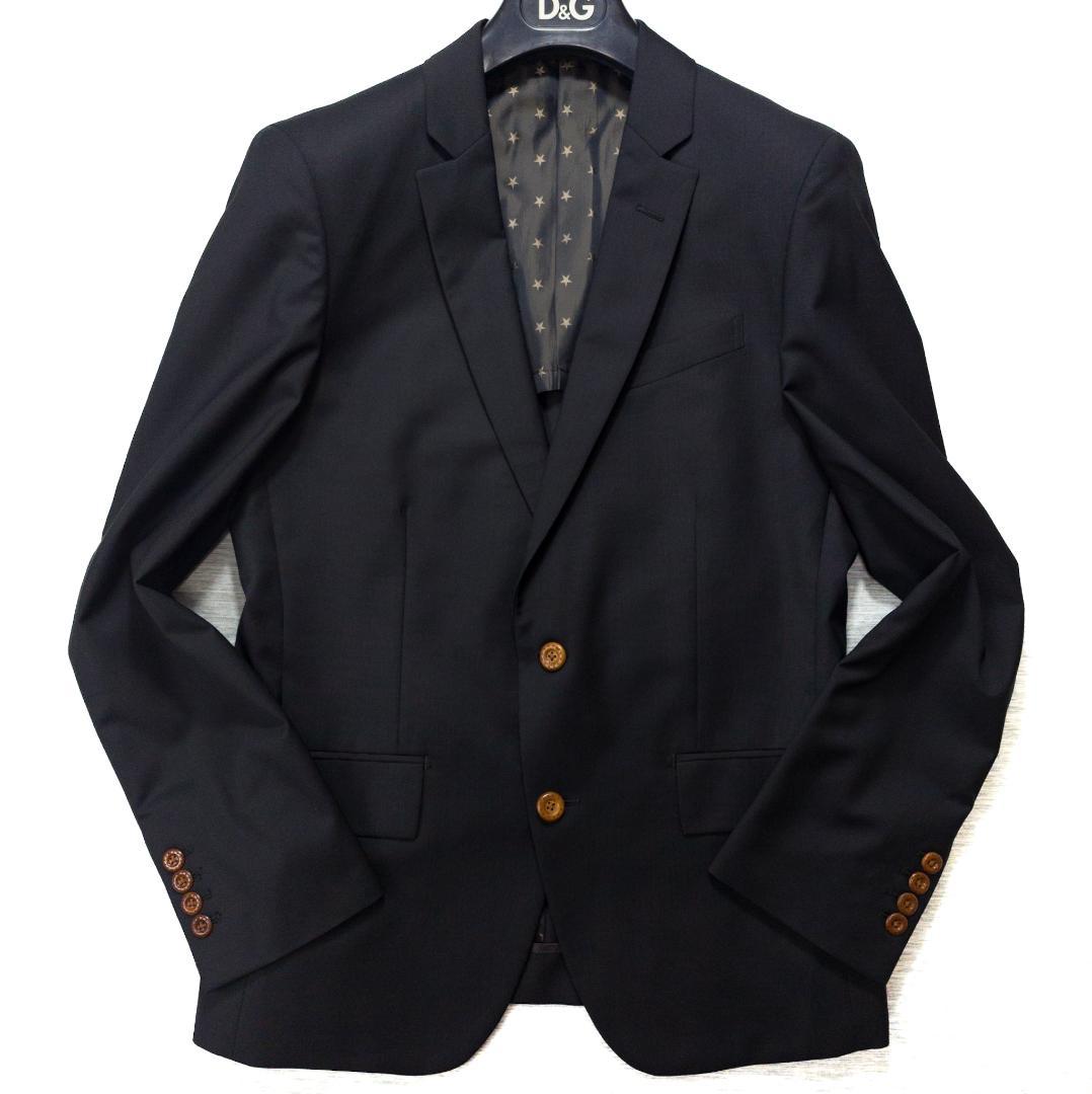 【極美品】MB スリーピーススーツ 黒 ブラック ウール100 日本製 裏地星柄