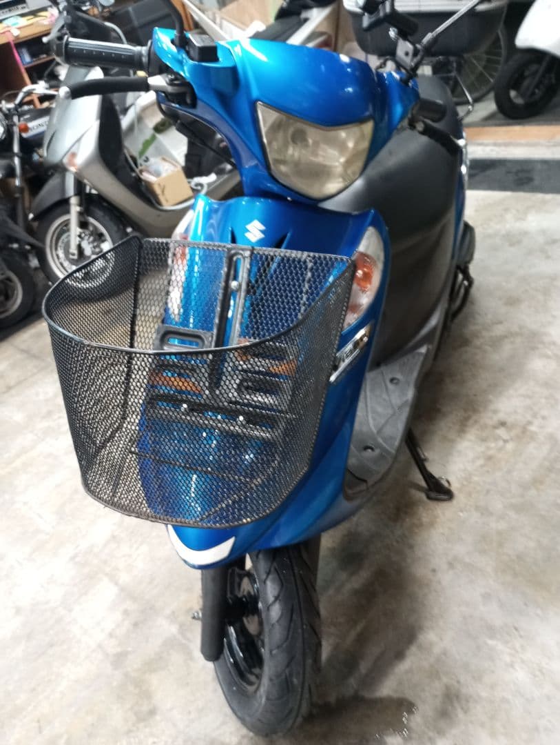 中古　アドレスV125g スズキ スクーター 青 46399km