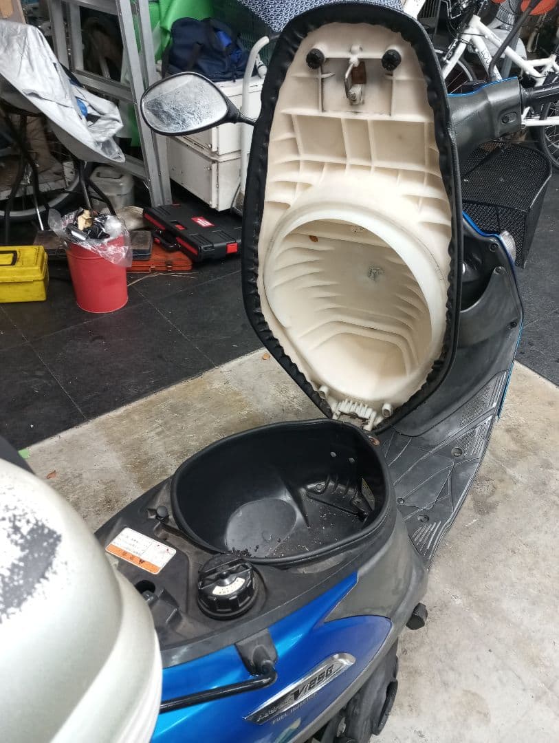 中古　アドレスV125g スズキ スクーター 青 46399km