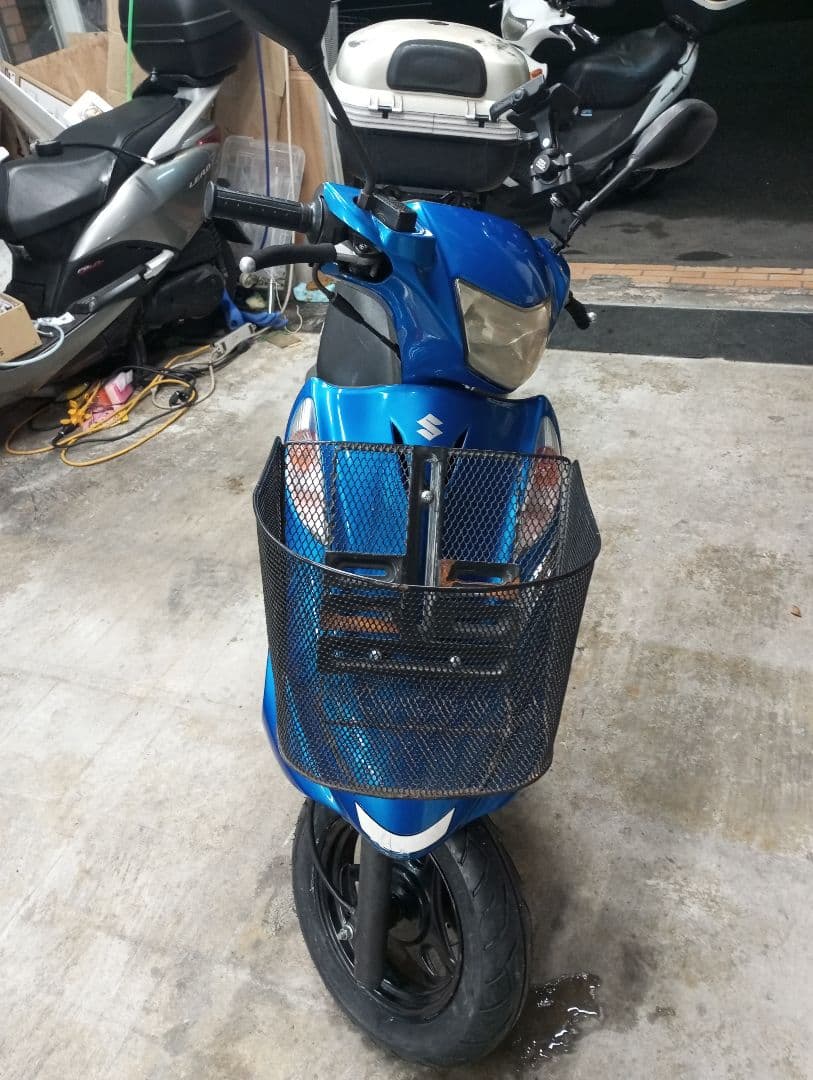 中古　アドレスV125g スズキ スクーター 青 46399km