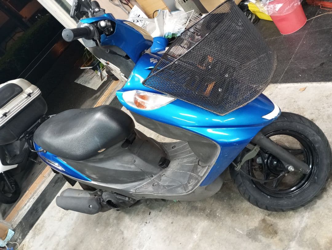 中古　アドレスV125g スズキ スクーター 青 46399km