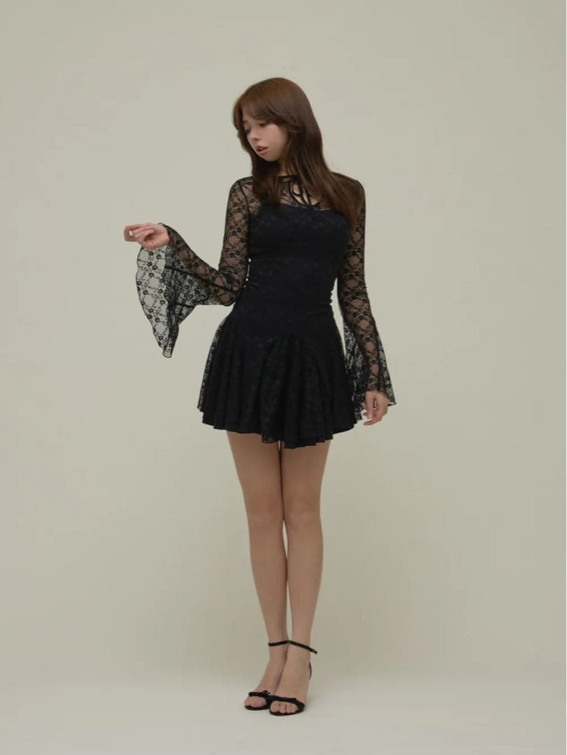 ANDMARY 新作 Cereza lace mini dress