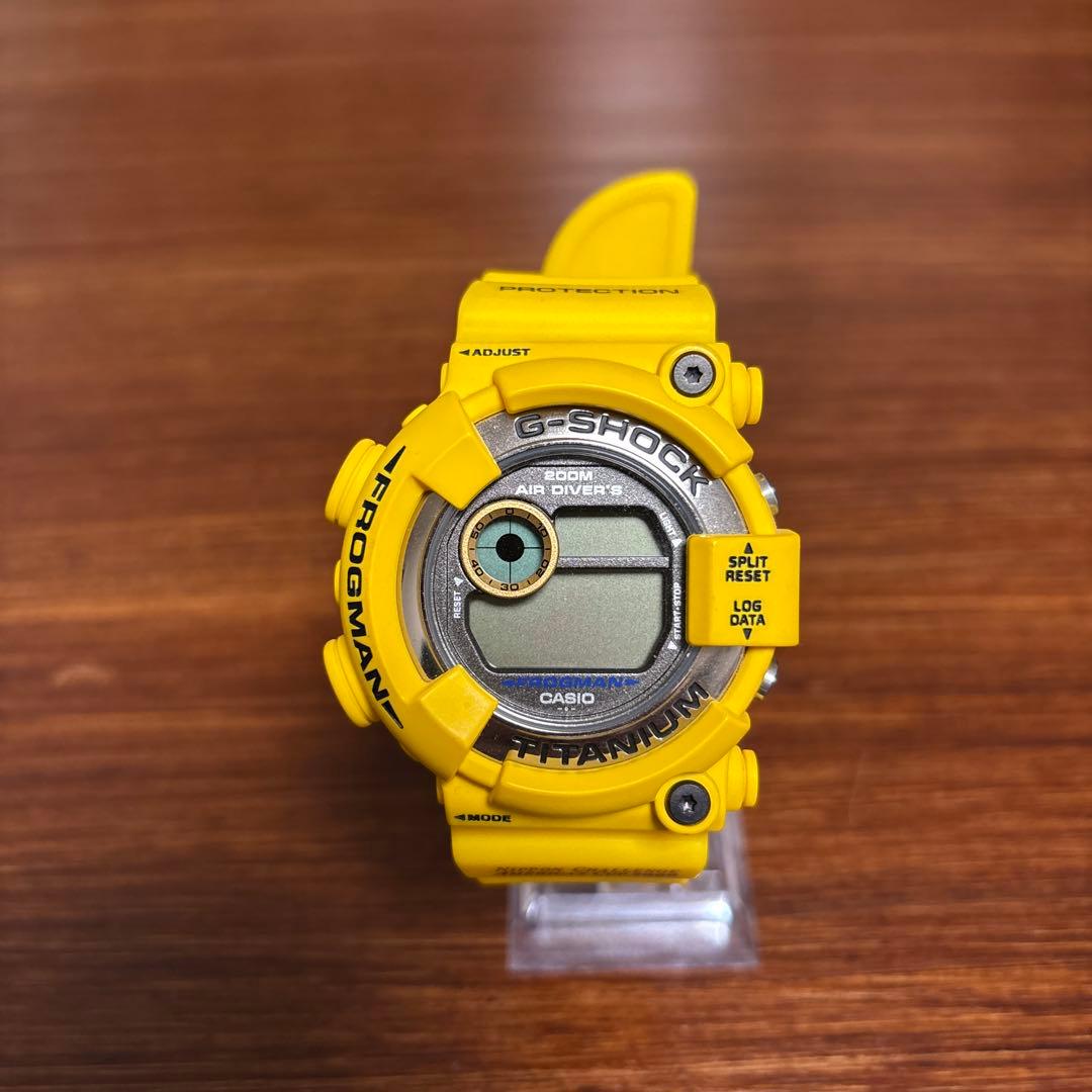美品　G-SHOCK DW-8200AC-9T フロッグマン　イエロー