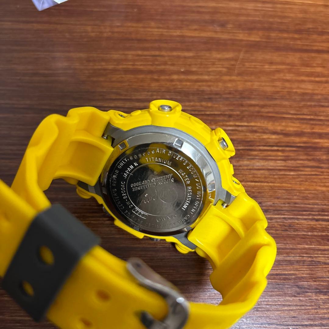 美品　G-SHOCK DW-8200AC-9T フロッグマン　イエロー