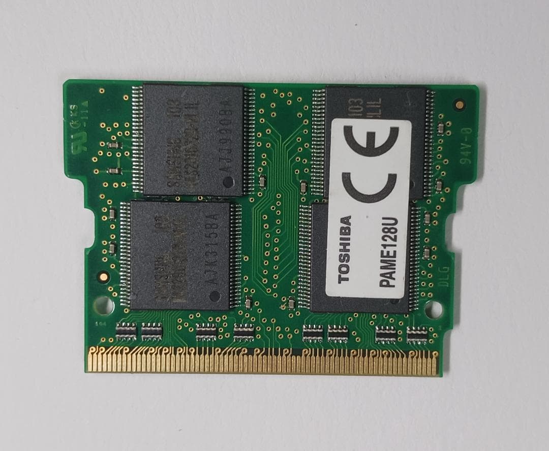 【希少】Toshiba製 128MB Micro-DIMMメモリモジュール