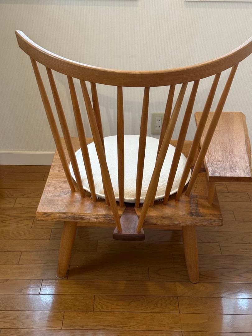 ナガノインテリア　天然木ソファー（1人掛け）