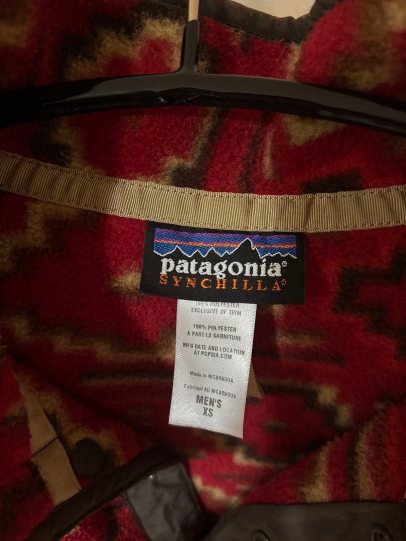 12年製 patagonia パタゴニア シンチラ フリース ネイティブ柄