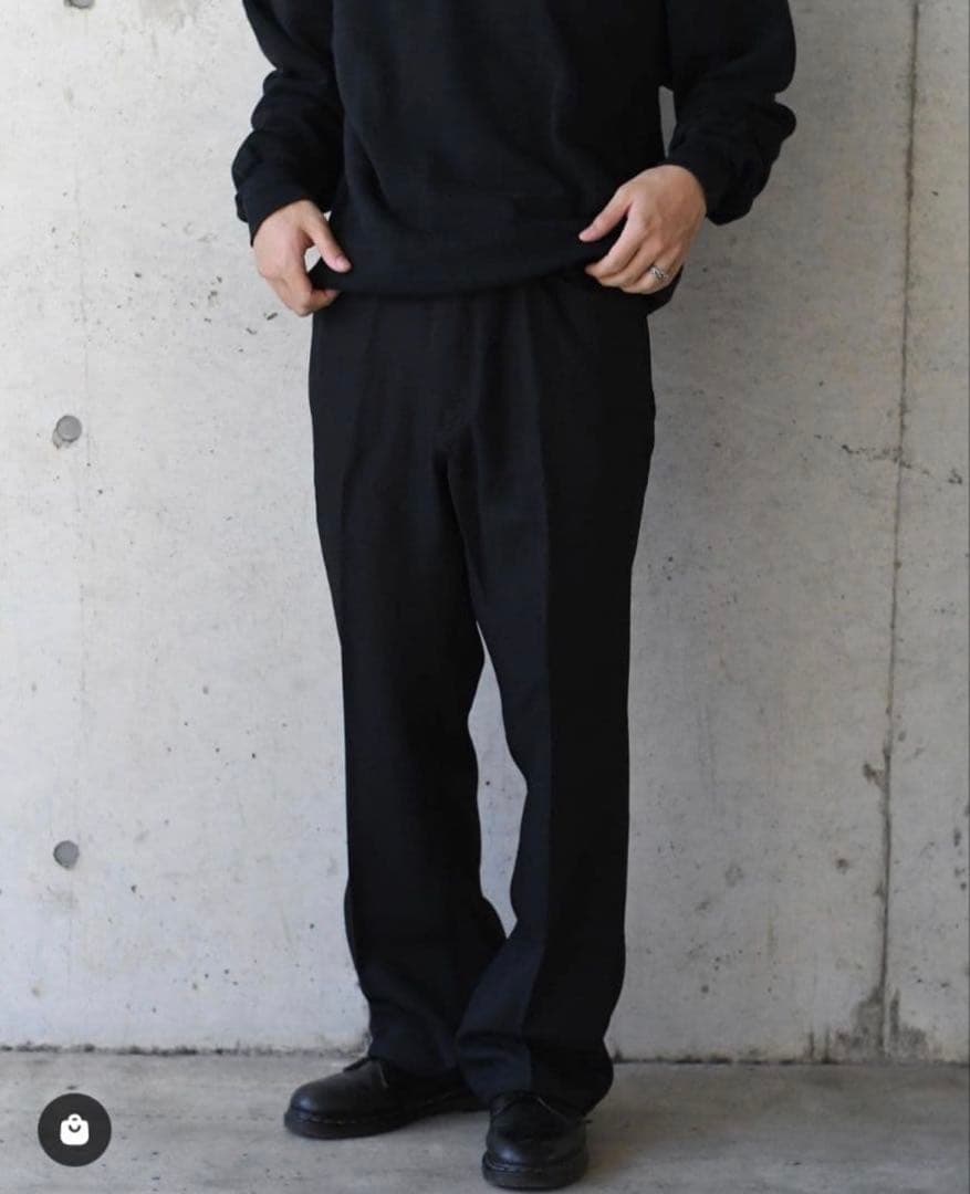 Wrangler DAMAGEDONE ランチャー スラックス フレア ブラック