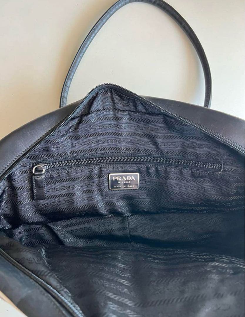 ボウリング用バッグ SS2000 PRADA LEATHER HAND BAG