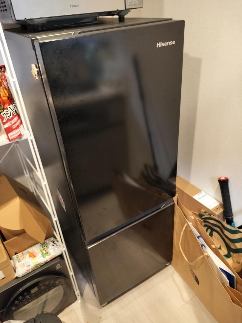 Hisense 冷蔵庫 黒