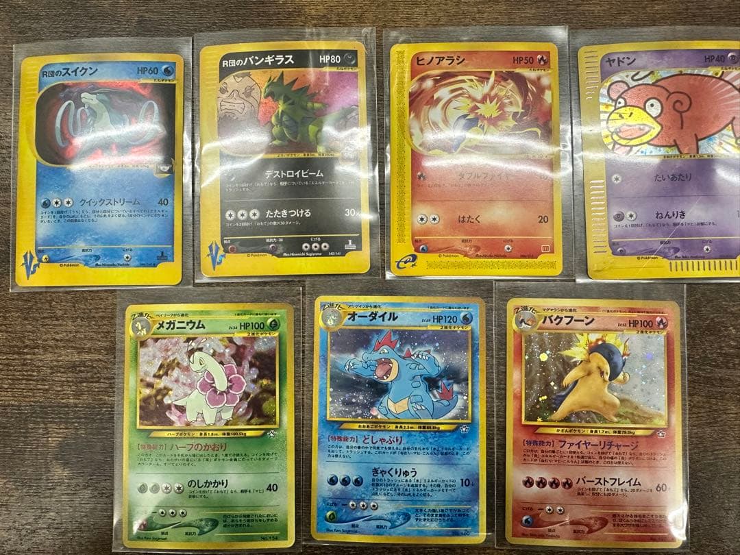 【旧裏】VS・R団・御三家★セット バンギラス／サンダー／メガニウム／オーダイル