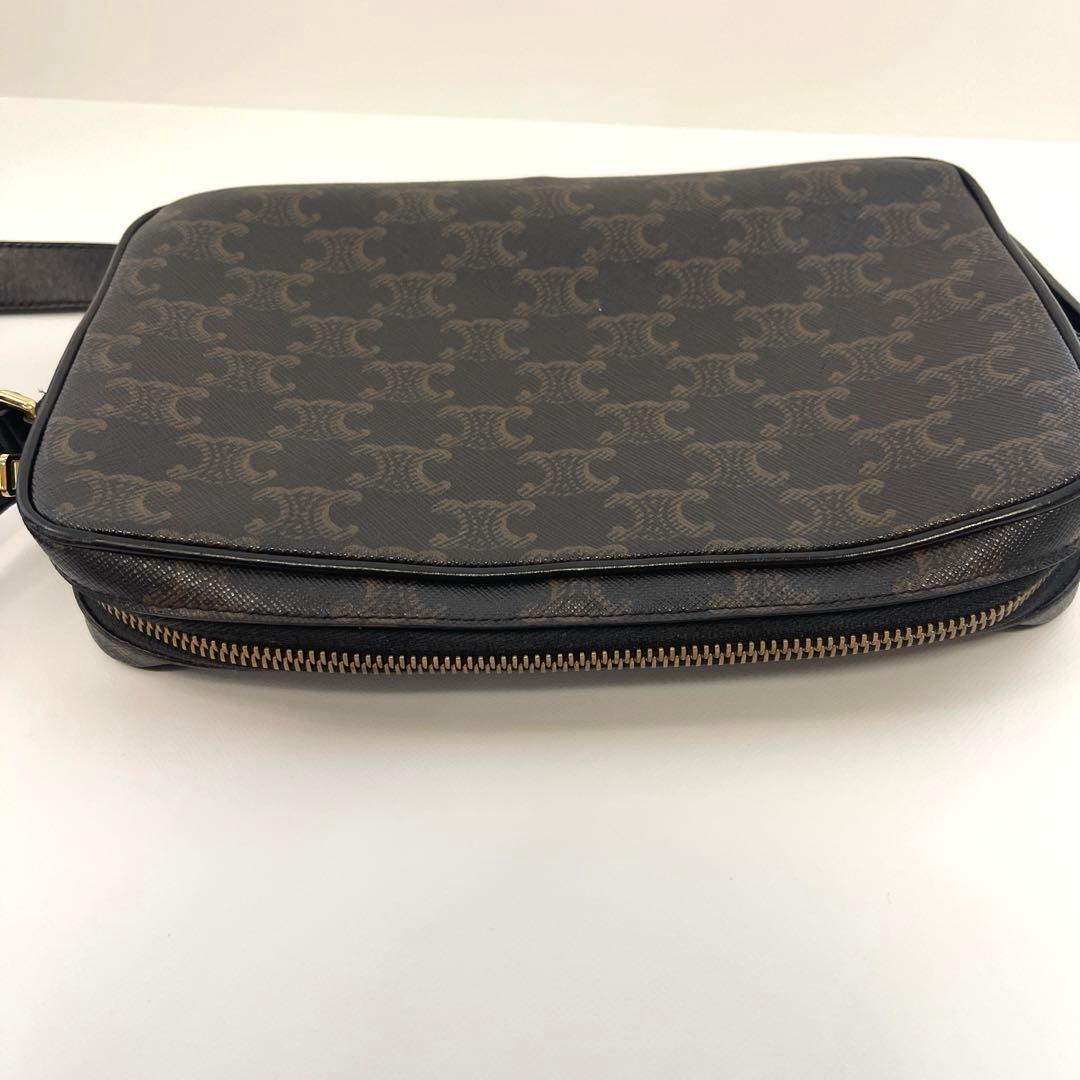 9*様 セリーヌ CELINE トリオンフキャンバス ミディアム メッセンジャ