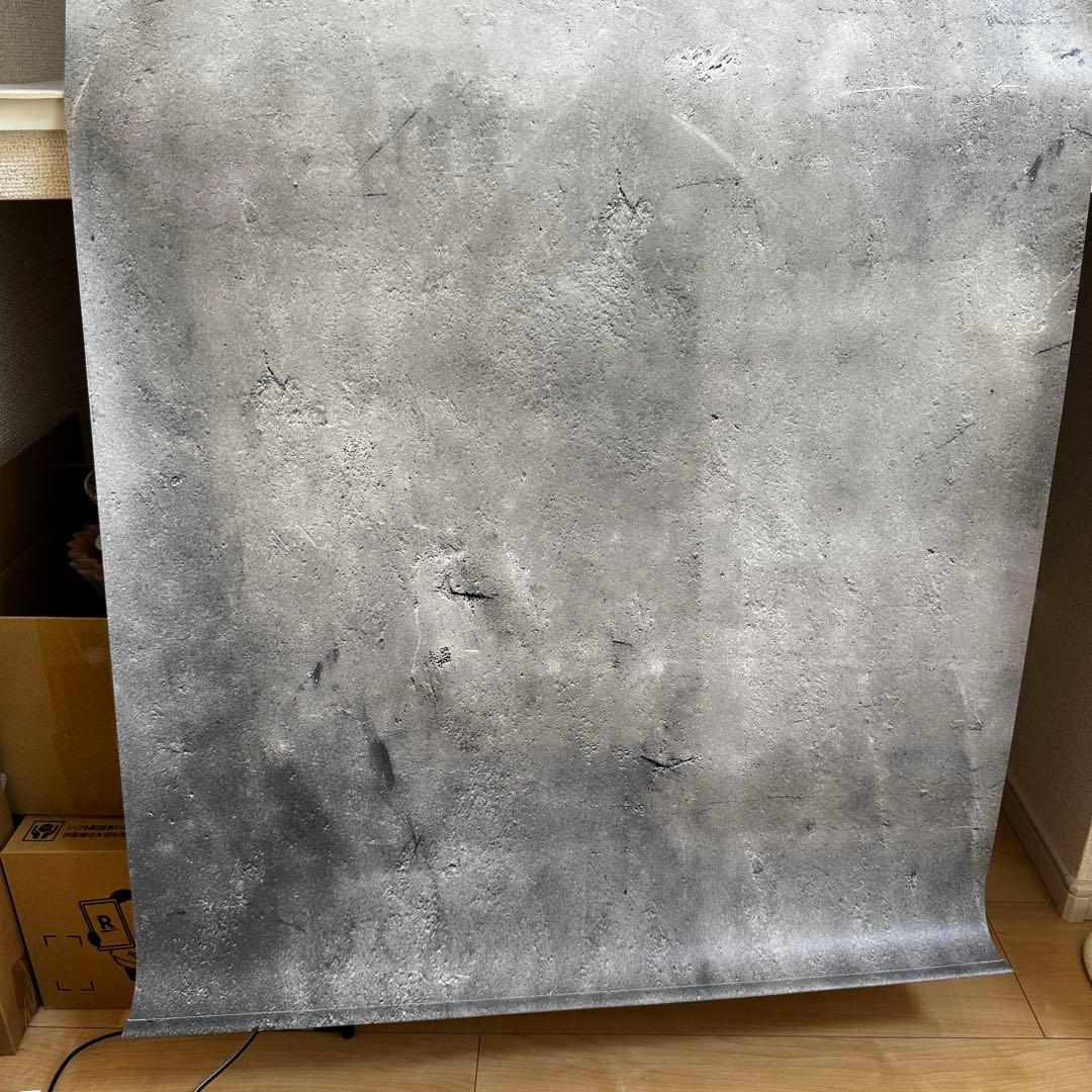 ピノスタジオ 撮影背景シート取り付けボード ＆　撮影背景シート モルタルグレーM