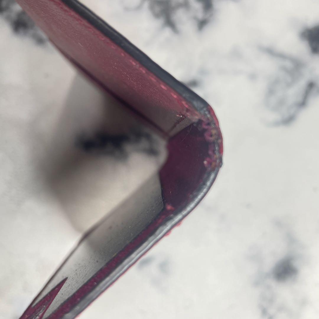 Louis Vuitton 手帳型 iPhoneケース エピフォリオ　レッド