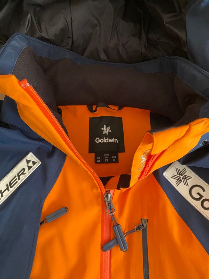 ゴールドウィン Goldwin スキーウェア オレンジ/ネイビー　M