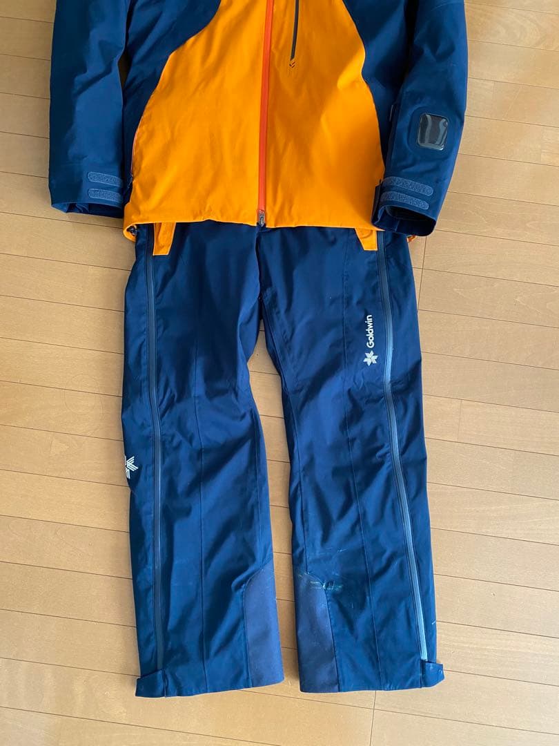 ゴールドウィン Goldwin スキーウェア オレンジ/ネイビー　M